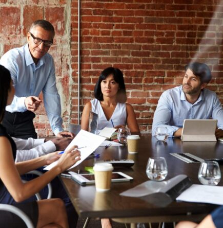 Team Meeting At Office